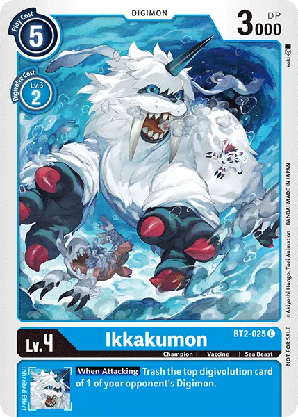Ikkakumon &mdash; Digimon Card Game card