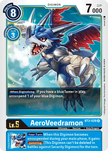 AeroVeedramon &mdash; Digimon Card Game card