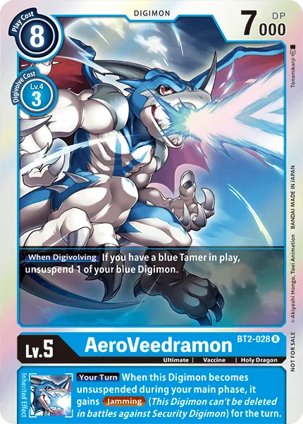AeroVeedramon &mdash; Digimon Card Game card