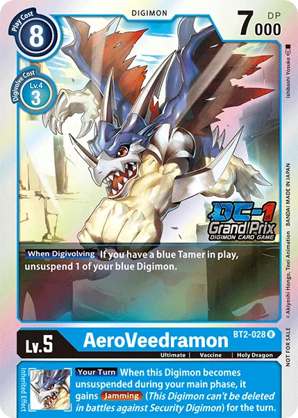 AeroVeedramon &mdash; Digimon Card Game card
