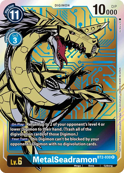 MetalSeadramon &mdash; Digimon Card Game card