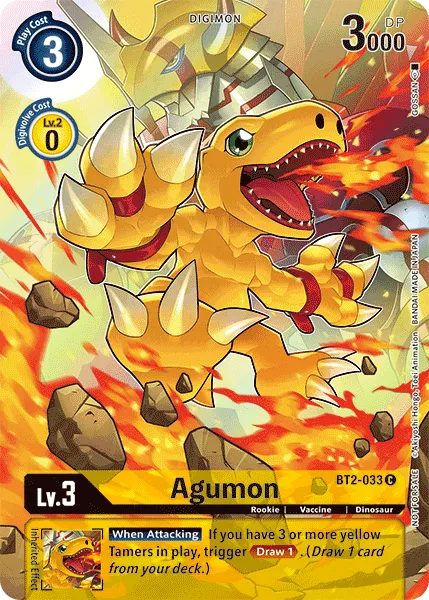 Agumon &mdash; Digimon Card Game card