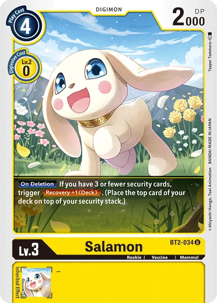 Salamon &mdash; Digimon Card Game card