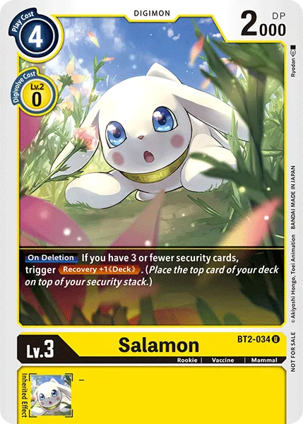Salamon &mdash; Digimon Card Game card