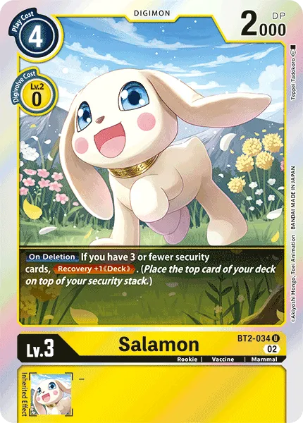 Salamon &mdash; Digimon Card Game card