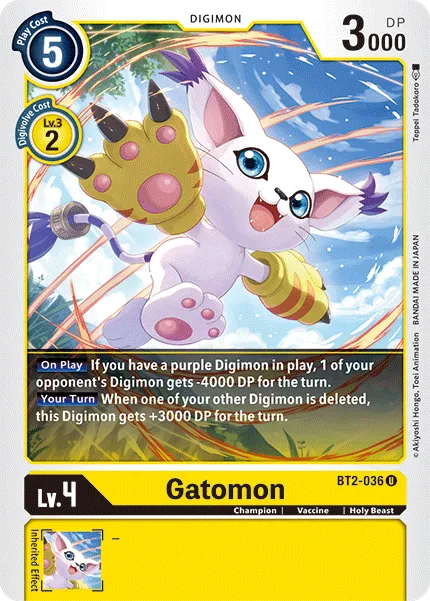 Gatomon &mdash; Digimon Card Game card