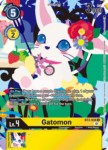 Gatomon &mdash; Digimon Card Game card