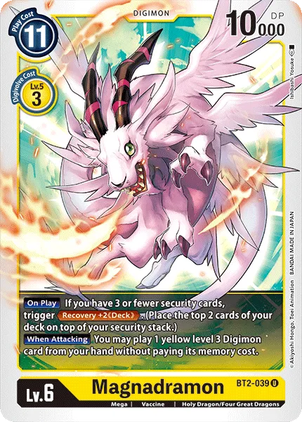 Magnadramon &mdash; Digimon Card Game card