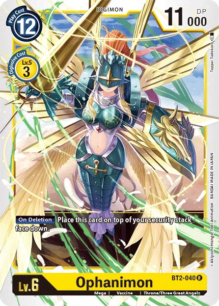 Ophanimon &mdash; Digimon Card Game card