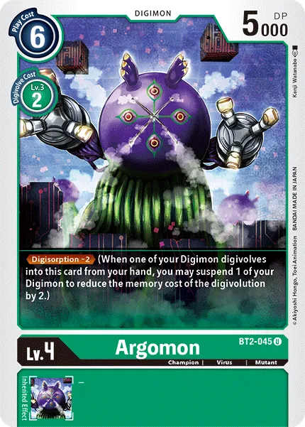Argomon &mdash; Digimon Card Game card