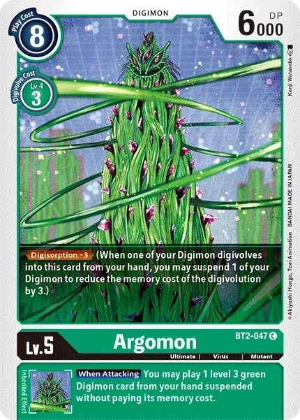 Argomon &mdash; Digimon Card Game card
