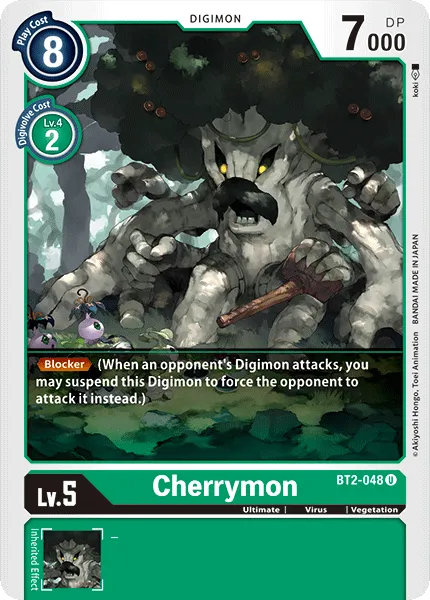 Cherrymon &mdash; Digimon Card Game card