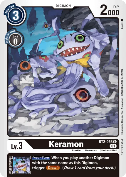 Keramon &mdash; Digimon Card Game card
