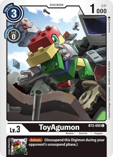 ToyAgumon &mdash; Digimon Card Game card