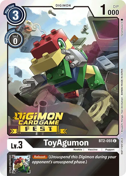 ToyAgumon &mdash; Digimon Card Game card