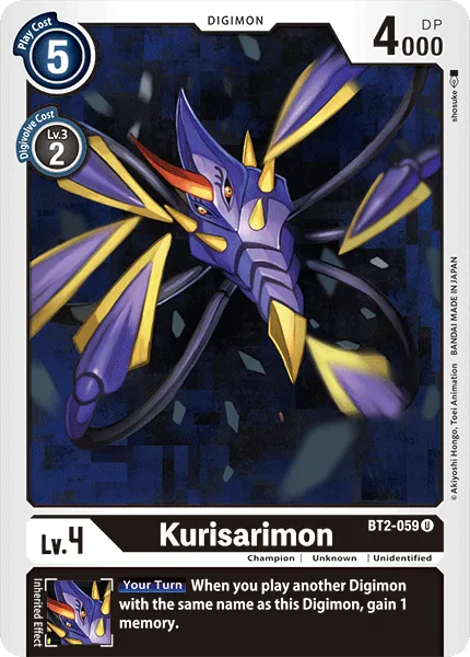 Kurisarimon &mdash; Digimon Card Game card