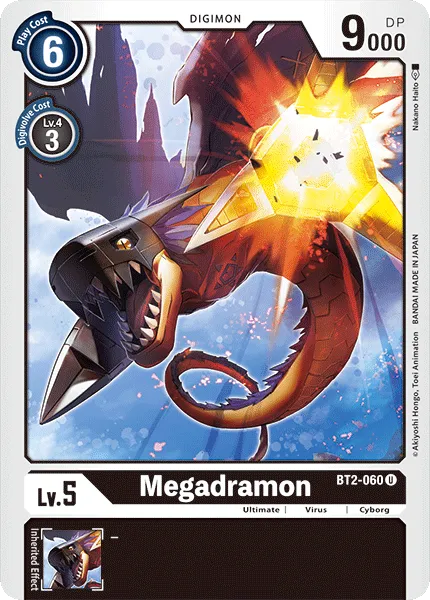 Megadramon &mdash; Digimon Card Game card