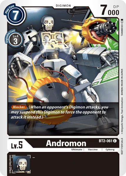 Andromon &mdash; Digimon Card Game card