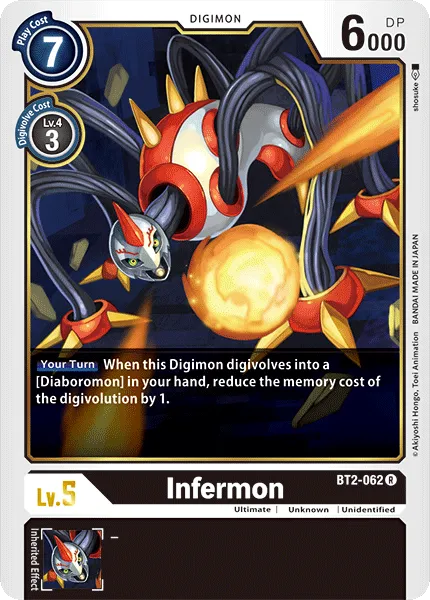Infermon &mdash; Digimon Card Game card