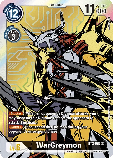 WarGreymon &mdash; Digimon Card Game card