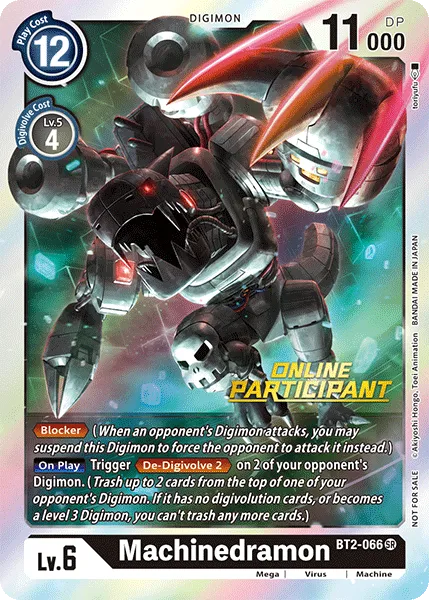 Machinedramon &mdash; Digimon Card Game card