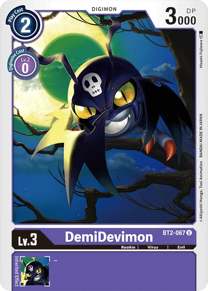 DemiDevimon &mdash; Digimon Card Game card