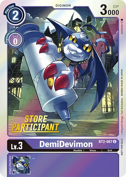 DemiDevimon &mdash; Digimon Card Game card