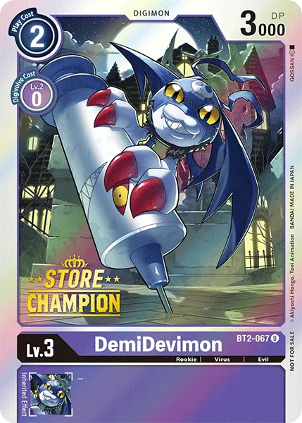 DemiDevimon &mdash; Digimon Card Game card