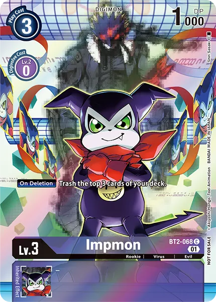 Impmon &mdash; Digimon Card Game card