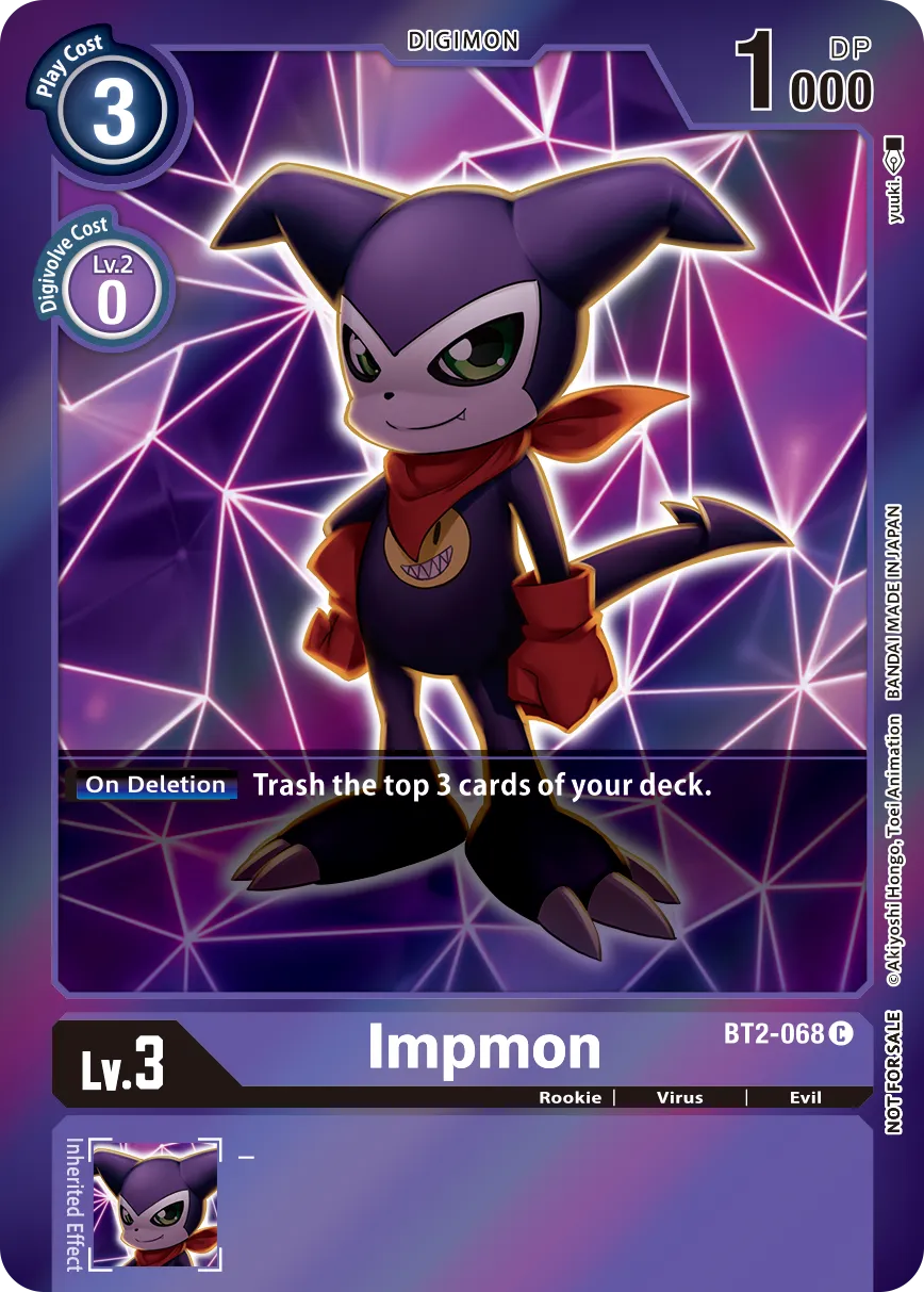 Impmon &mdash; Digimon Card Game card