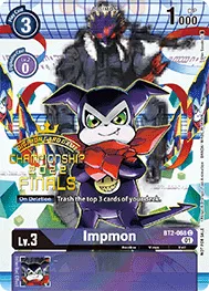 Impmon &mdash; Digimon Card Game card
