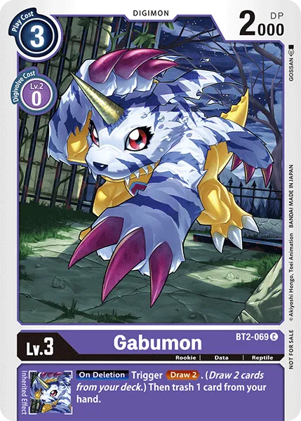Gabumon &mdash; Digimon Card Game card