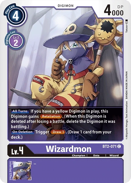 Wizardmon &mdash; Digimon Card Game card