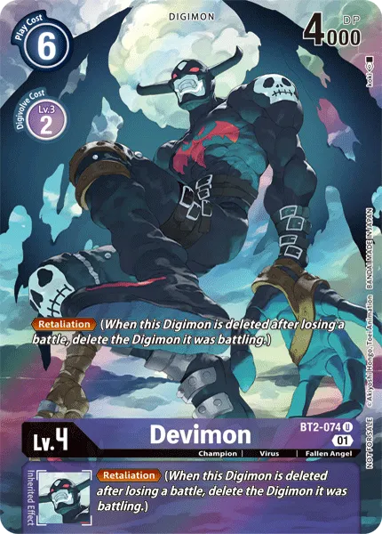 Devimon &mdash; Digimon Card Game card