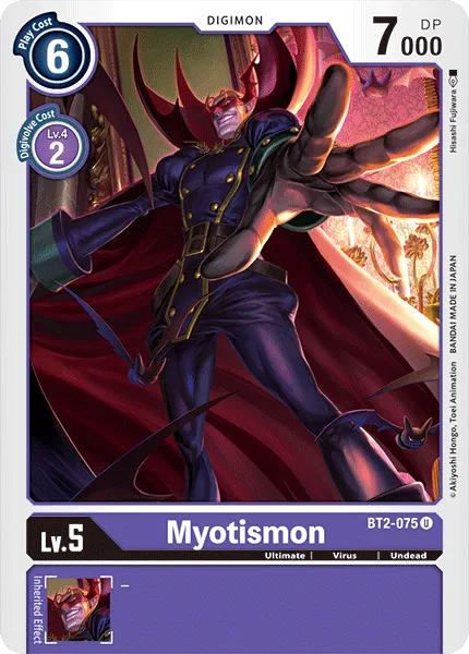 Myotismon &mdash; Digimon Card Game card