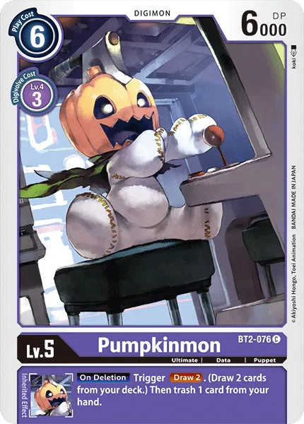 Pumpkinmon &mdash; Digimon Card Game card