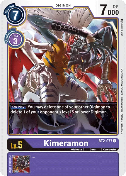 Kimeramon &mdash; Digimon Card Game card