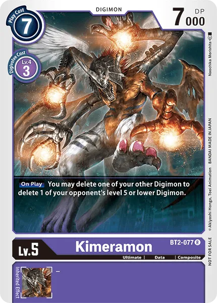 Kimeramon &mdash; Digimon Card Game card