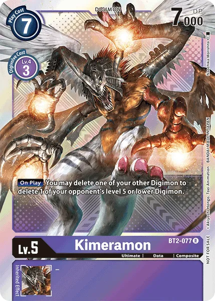 Kimeramon &mdash; Digimon Card Game card