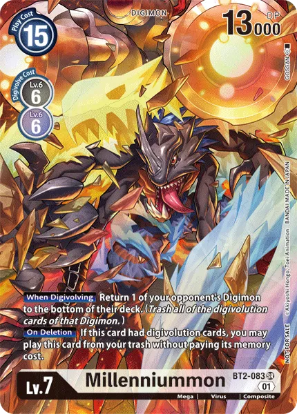 Millenniummon &mdash; Digimon Card Game card