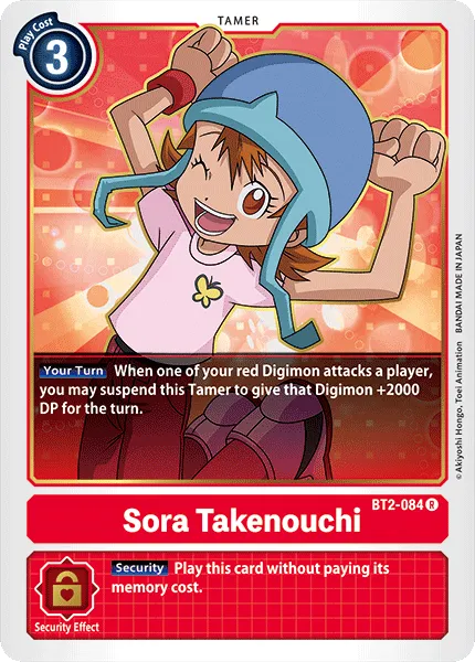 Sora Takenouchi &mdash; Digimon Card Game card