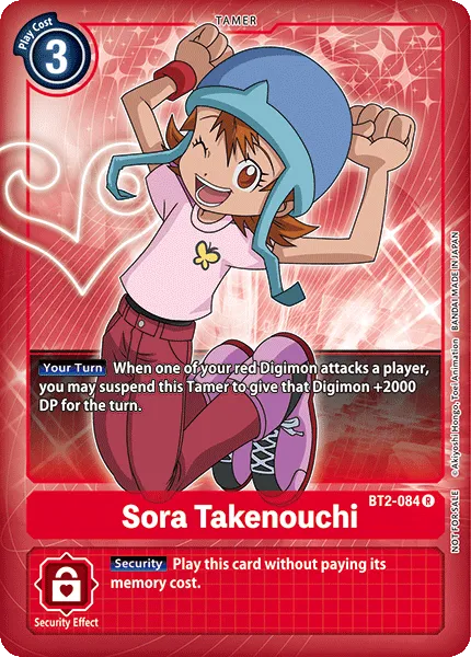 Sora Takenouchi &mdash; Digimon Card Game card