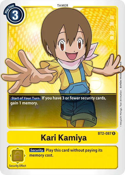 Kari Kamiya &mdash; Digimon Card Game card