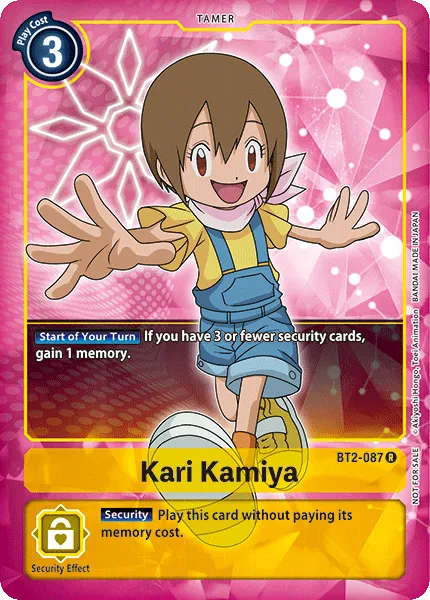 Kari Kamiya &mdash; Digimon Card Game card