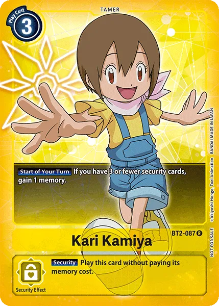 Kari Kamiya &mdash; Digimon Card Game card