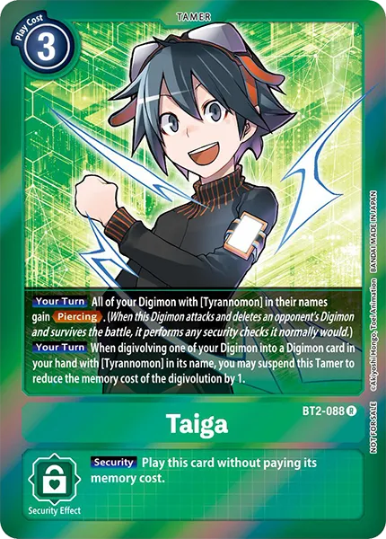 Taiga &mdash; Digimon Card Game card