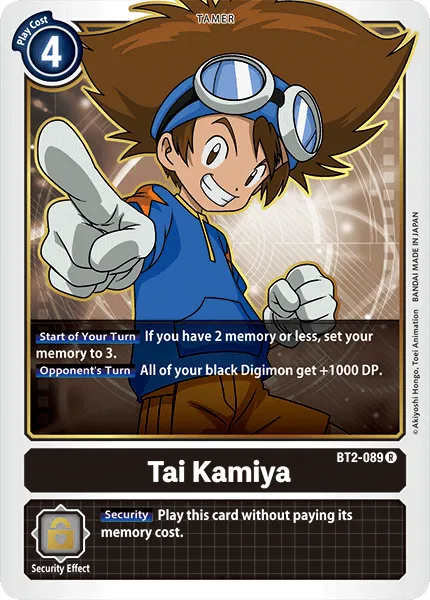 Tai Kamiya &mdash; Digimon Card Game card
