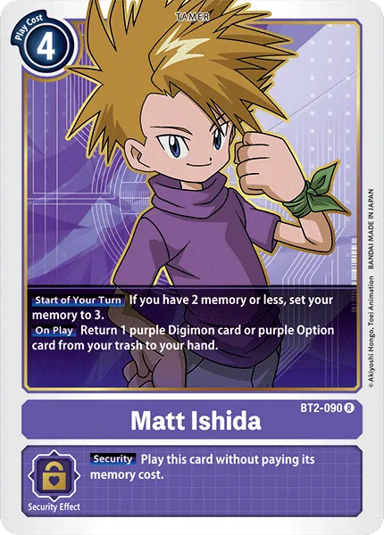 Matt Ishida &mdash; Digimon Card Game card
