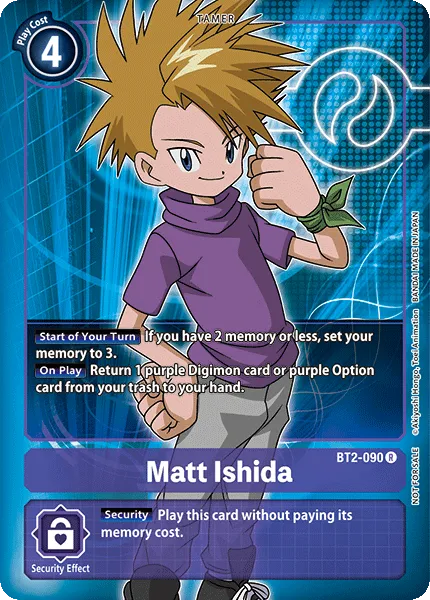Matt Ishida &mdash; Digimon Card Game card