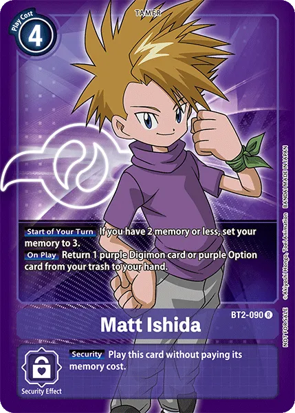 Matt Ishida &mdash; Digimon Card Game card